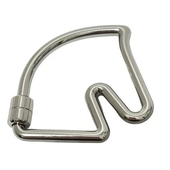 HERMES Accessories - HERMES Cheval Silver Hardware Bag Charm